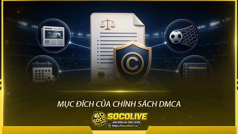 Mục đích của Chính sách DMCA tại Socolive TV Mục đích của Chính sách DMCA tại Socolive TV